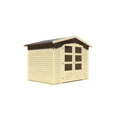 Karibu Gartenhaus Amberg 3 naturbelassen