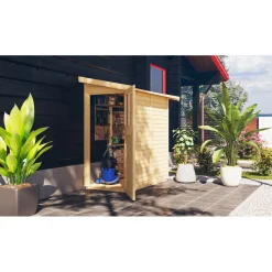 Karibu Gartenhaus Goerlitz naturbelassen