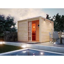 Karibu Saunahaus Cuben 38 mm ohne Zubehör