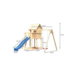 Karibu Spielturm Frieda