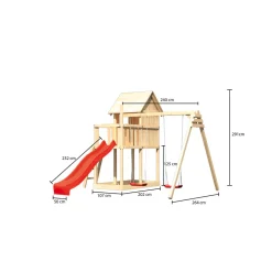 Karibu Spielturm Frieda