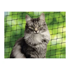 Katzenschutznetz schwarz S 2 x 3 m