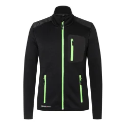 Kübler Strickjacke PULSE DAILY schwarz/neongrün Größe XXL