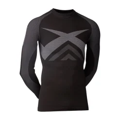 Kübler Funktionsunterhemd grau-schwarz Größe S-M