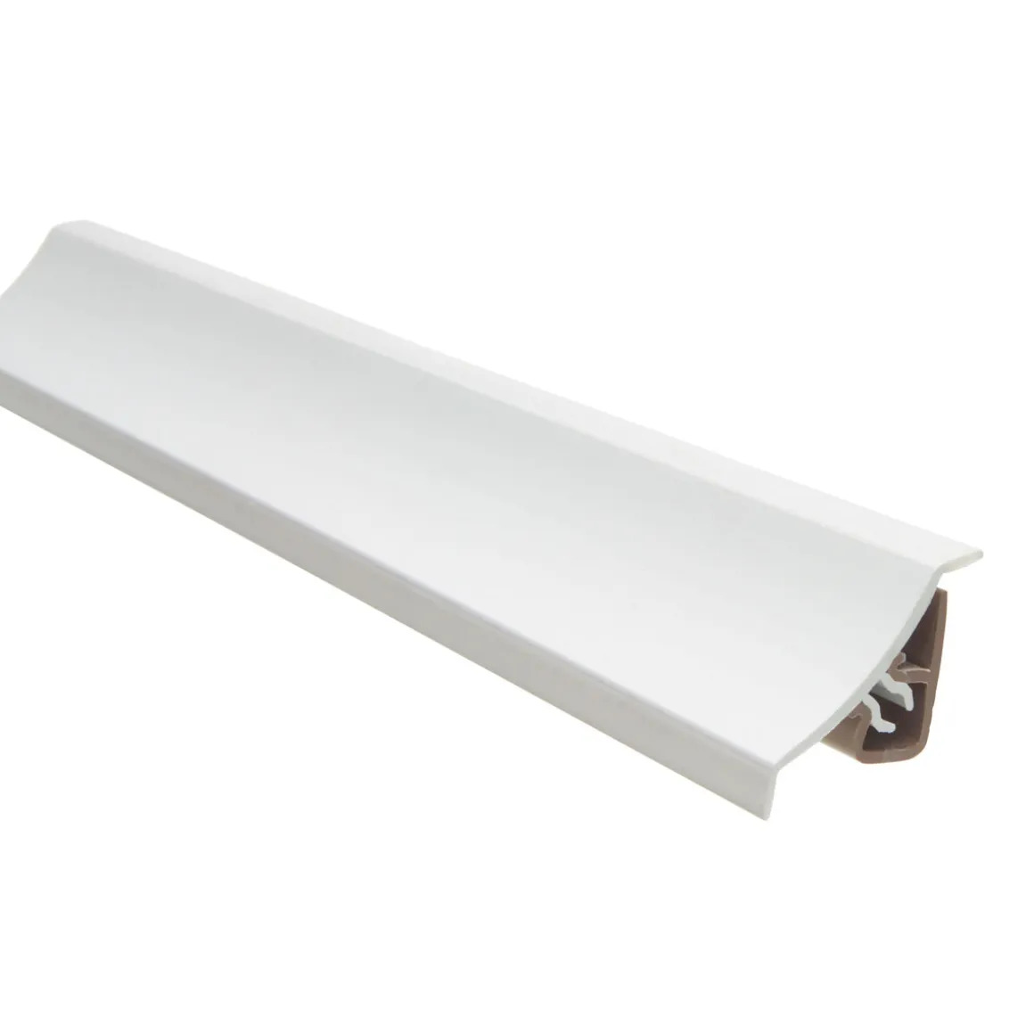 Küchenwandprofil inklusive Befestigung weiß 23 x 25 x 2600 mm