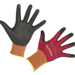 Kerbl Arbeitshandschuh Premium Plus schwarz-rot Größe 9