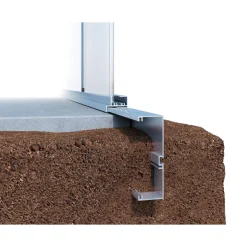 KGT Fundamentrahmen Callas III Aluminium silber