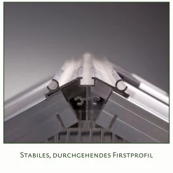 KGT Gewächshaus Lilie III 9,6m² schwarz