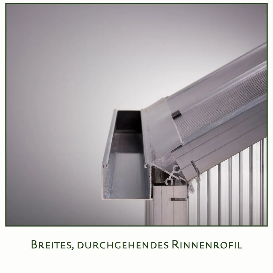 KGT Gewächshaus Lilie IV 12,75m² grün