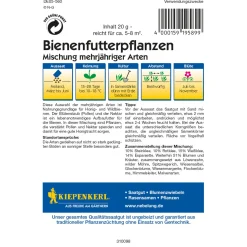 Kiepenkerl Bienenfutterpflanzen mehrjährig