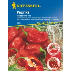 Kiepenkerl Paprika Habanero rot
