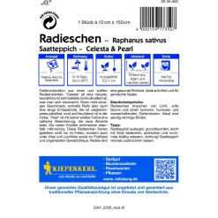 Kiepenkerl Radieschen Celesta Pearl Saatteppich