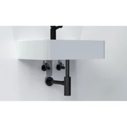 Kirchhoff Design-Eckventil schwarz 1/2