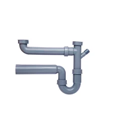 Kirchhoff Doppel-Spültisch-Röhrensiphon ECO-SAVE KS 1 1/2" IG x Durchmesser 50 mm