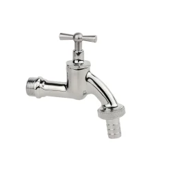 Kirchhoff MS Auslaufenteil Knebelgriff Chrom 3/4" AG x 1"AG x 3/4"T