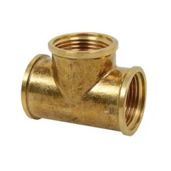 Kirchhoff T-Stück ½ IG Messing blank