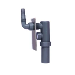 Kirchhoff Unterputz-Waschgeräte-Siphon DN40 mm Edelstahl-Abdeckung