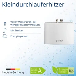 Kleindurchlauferhitzer KD 3,5 kW 2 l Durchflussmenge