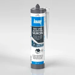 Knauf Bau u. Allwetter Silikon weiss 300 ml