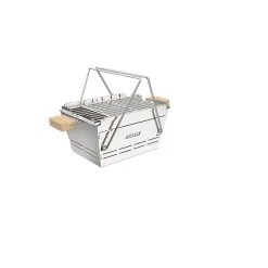 Knister Holzkohlegrill Premium Grillfläche 22 x 28-49 cm auseinanderziehbar