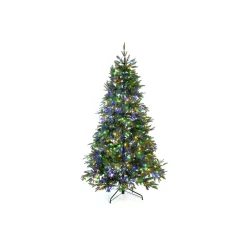 Künstlicher Weihnachtsbaum Sherwood Fichte inkl. LEDs 210 cm Grün
