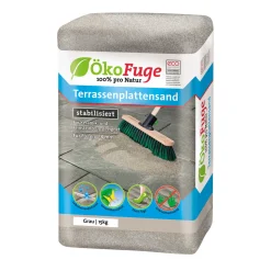 ÖkoFuge Terrassenplattensand 1-8 mm Grau 15 kg