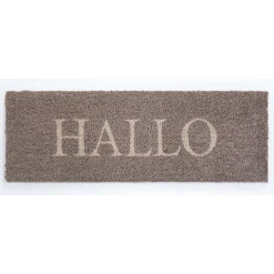 Kokosmatte Hallo 26 x 75 cm schlamm