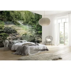 Komar Papier Fototapete Riverbed 368x254 cm