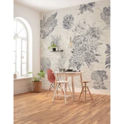 Komar Vlies Fototapete Botanical Papers 300x280 cm