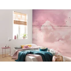 Komar Vlies Fototapete Cloud Wire 400x250 cm