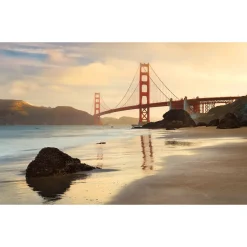 Komar Vlies Fototapete Golden Gate 400x250 cm