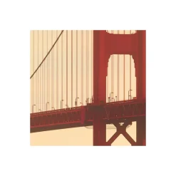 Komar Vlies Fototapete Golden Gate 400x250 cm