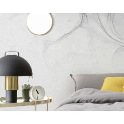 Komar Vlies Fototapete Ink Gold Fluid 300x280 cm