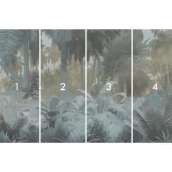 Komar Vlies Fototapete Misty Jungle 400x250 cm