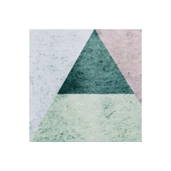 Komar Vlies Fototapete Triangles Blue 400x250 cm