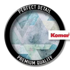 Komar Vlies Fototapete Triangles Blue 400x250 cm