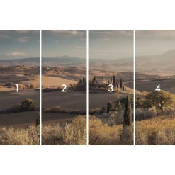 Komar Vlies Fototapete Toskanagold 400x250 cm