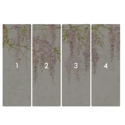 Komar Vlies Fototapete Wisteria 400x280 cm