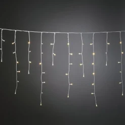 Konstsmide LED Eisregen Lichtervorhang mit Lichtsensor