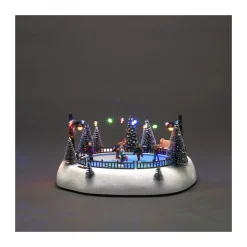 Konstsmide LED Szenerie Eisbahn 12 Dioden Musik 3xAA und USB