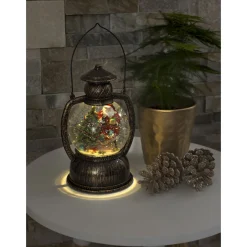 Konstsmide LED-Kugellaterne Weihnachtsmann