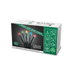 Konstsmide Micro LED Lichterkette 35 bunte gefrostete Dioden