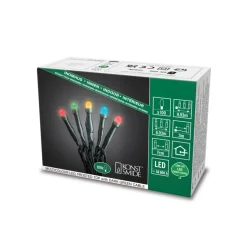 Konstsmide Micro LED Lichterkette 100 bunte gefrostete Dioden