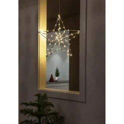Konstsmide Micro LED Stern silber 90 Dioden