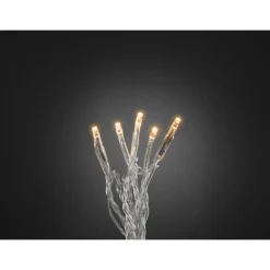 Konstsmide Micro-LED-Lichterkette 50 Dioden bernsteinfarben transparent