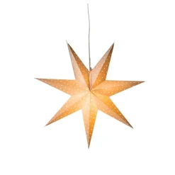 Konstsmide Weißer Papierstern 7 Zacken