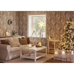 Konstsmide Weißer Papierstern 7 Zacken