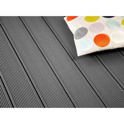 Kovalex WPC Terrassendiele Exklusiv graubraun mattiert 14,5 x 300 cm