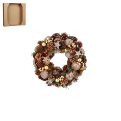 Kranz hellbraun 9 x 34 cm