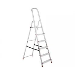 Krause Alu-Haushaltsleiter 6stufig